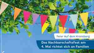 Nachbarschaftsfest steigt am 4. Mai