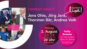 2. August: Große Comedy-Night