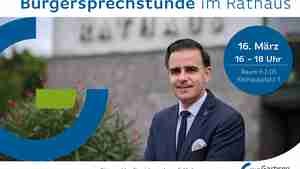 Bürgersprechstunde am 16. März im Rathaus