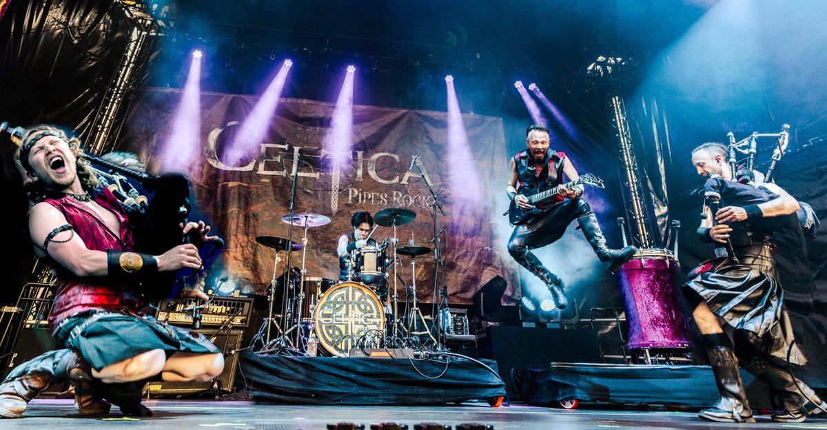 Rock-Spektakel mit Dudelsack und E-Gitarre