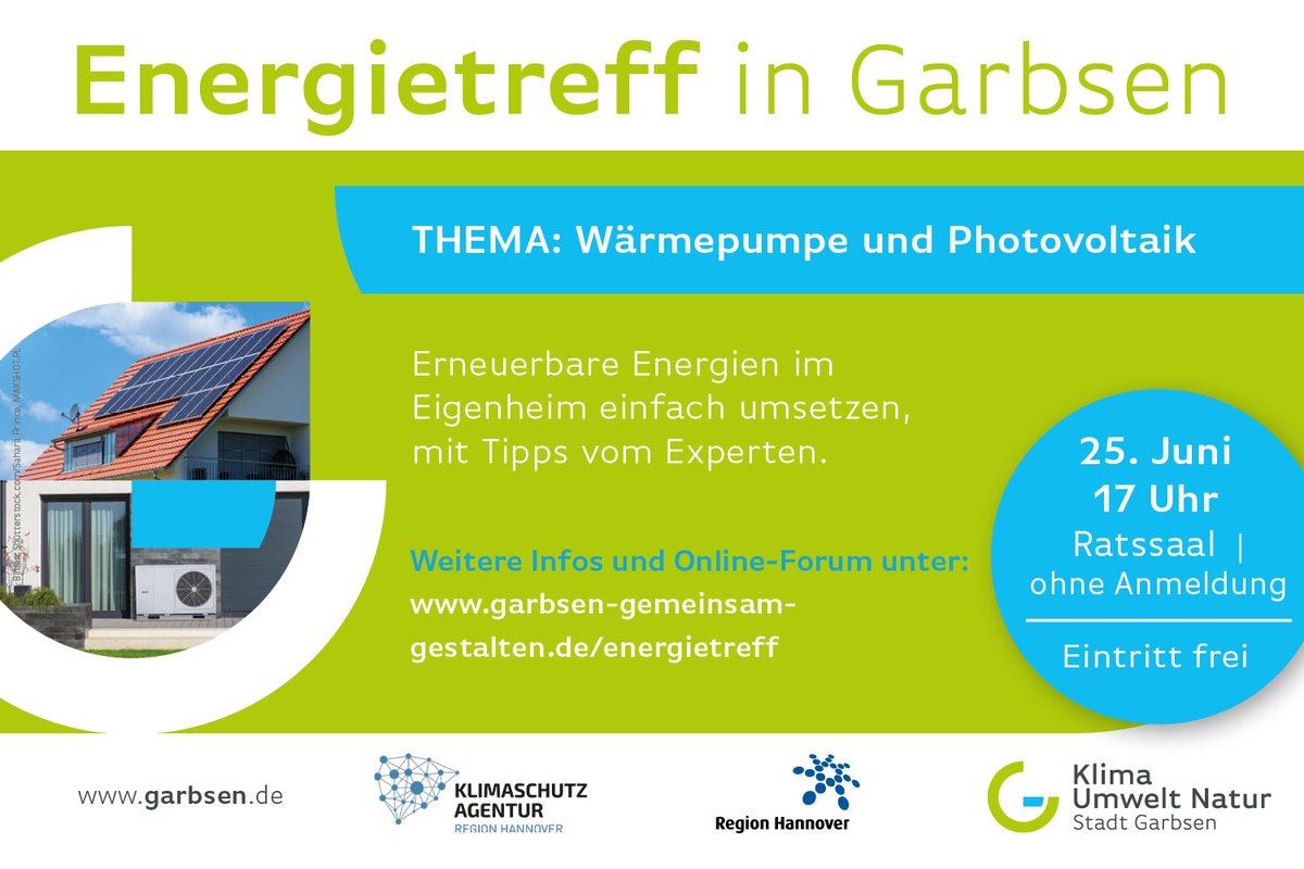 Energietreff dreht sich um Wärmepumpen und Photovoltaik