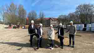 Arbeiten für Erweiterungsbau am GSG haben begonnen