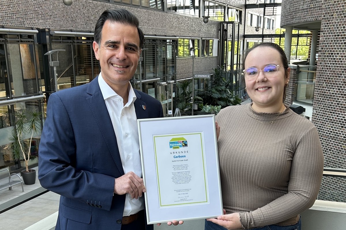 Garbsen wird erneut als „Fairtrade-Stadt“ ausgezeichnet