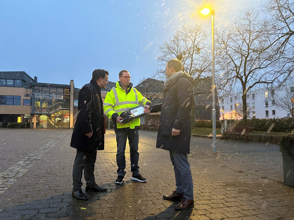 Hérouville-St.-Clair-Platz erhält neue Leuchten