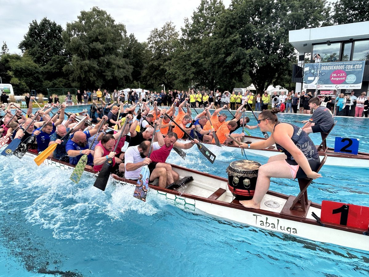 Drachenboot-Fun-Cup im Badepark