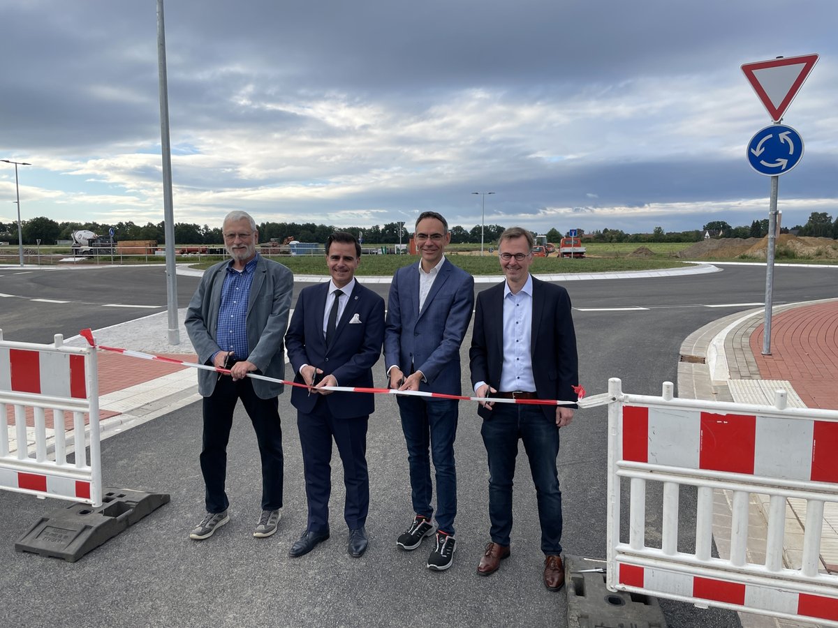 Neuer Kreisel am Koppelknechtsdamm ist eröffnet