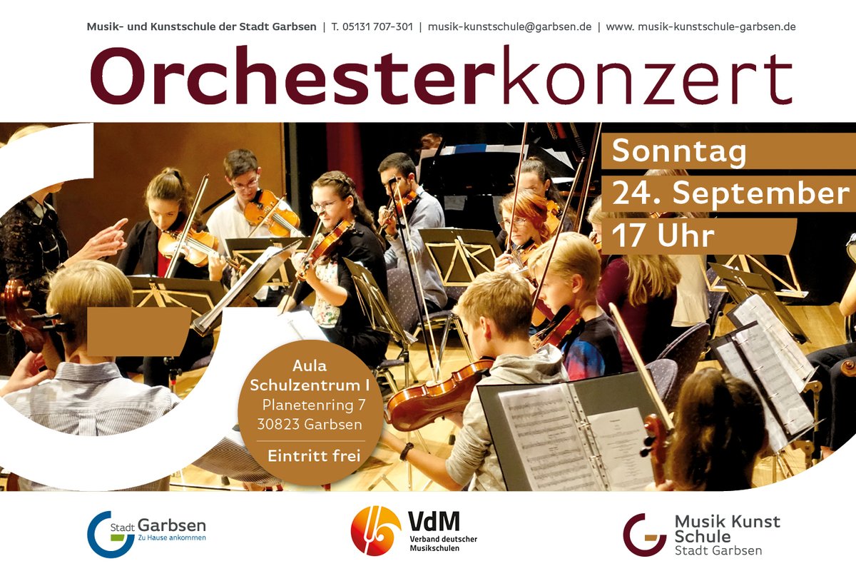 Orchesterkonzert der Musik- und Kunstschule