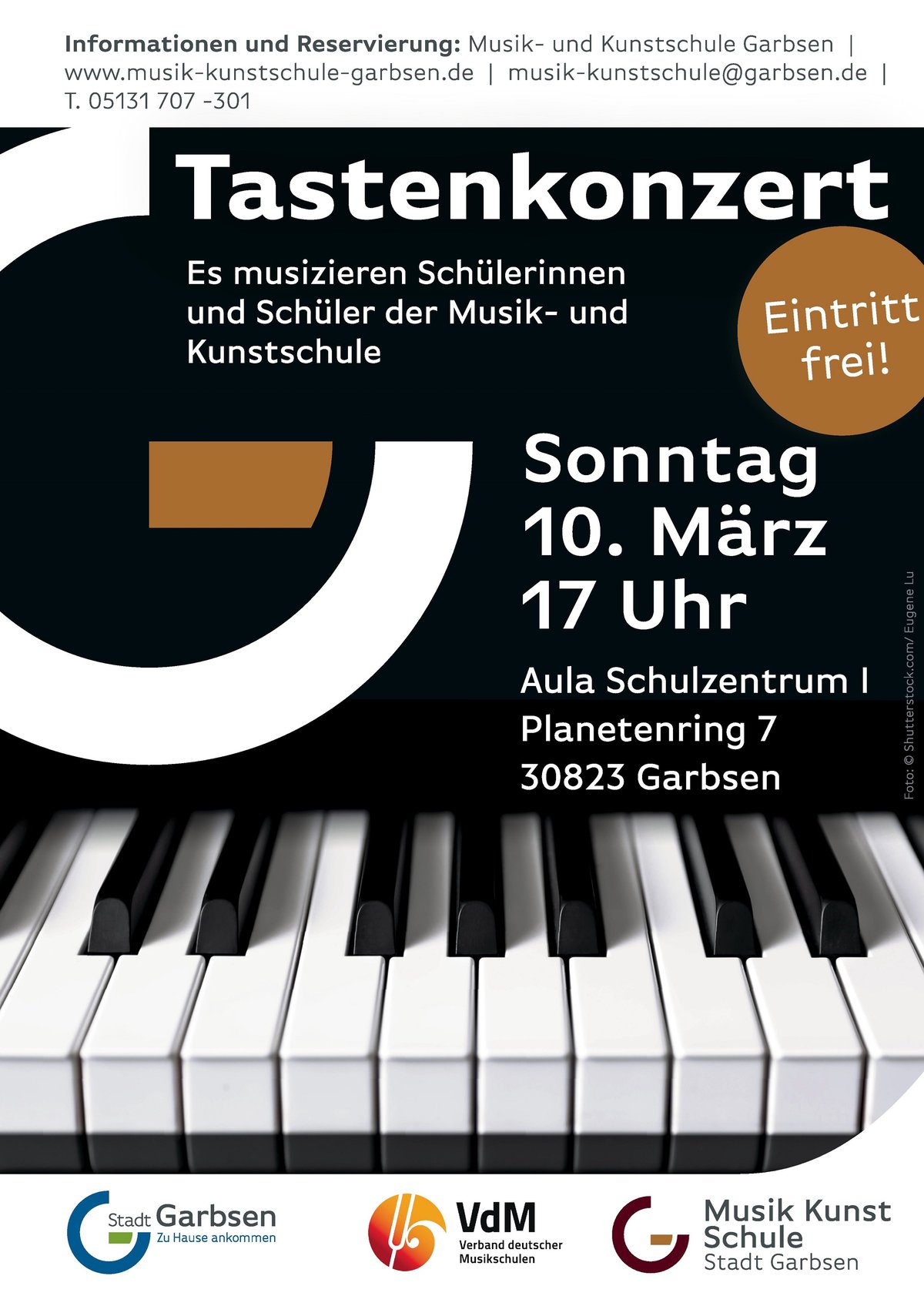 Musik- und Kunstschule organisiert Tastenkonzert