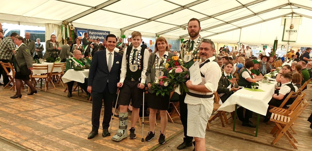 Gute Stimmung beim Stadtschützenfest